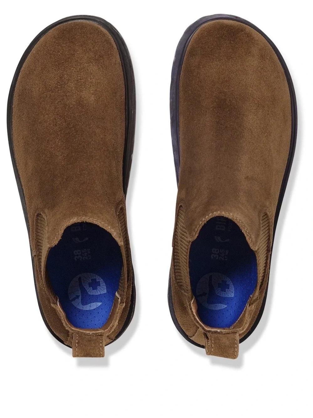 NWT Birkenstock Highwood Brown Suede Chelsea Boots EU 41 Narrow